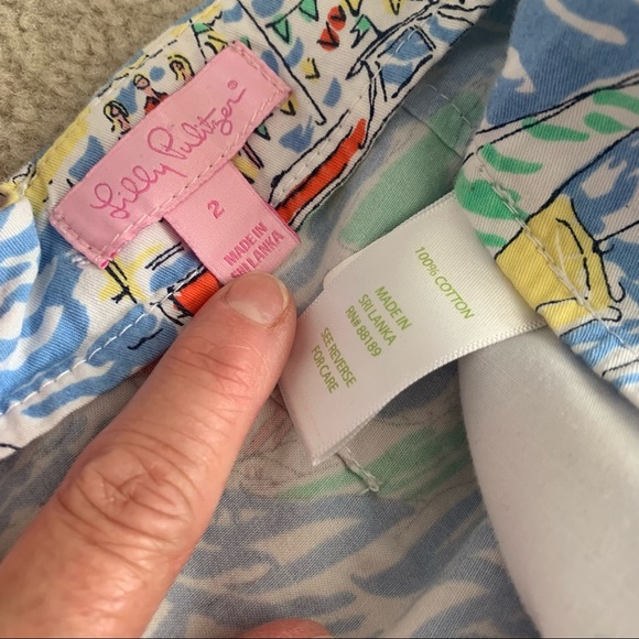 Lilly Pulitzer Get Nauti Regatta Style Flat Shorts - Picture 7 of 8